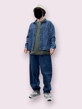 「BEAMS（ビームス）のアイテム（パンツ）」を使った、ymkeiさん（メンズ・171cm）の春コーディネート