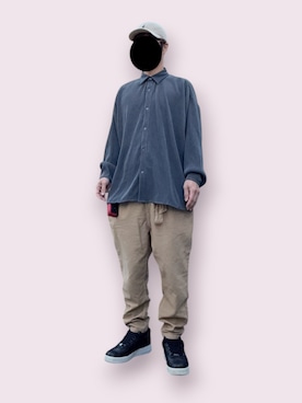 「KANGOL（カンゴール）のアイテム」を使った、ymkeiさん（メンズ・171cm）の秋コーディネート