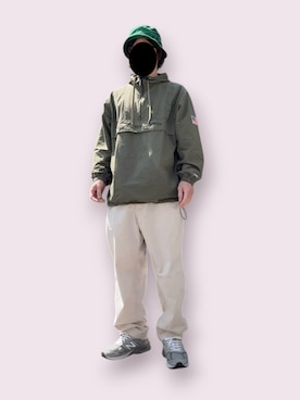 「Champion（チャンピオン）のアイテム（ジャケット/アウター）」を使った、ymkeiさん（メンズ・171cm）の春コーディネート