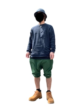 「Timberland（ティンバーランド）のTimberland ティンバーランド PREMIUM WATERPROOF CHUKKA 【防水】 メンズブーツ (プレミアムウォータープルーフチャッカ) 23061（ブーツ、イエロー系）」を使った、ymkeiさん（メンズ・171cm）の春コーディネート