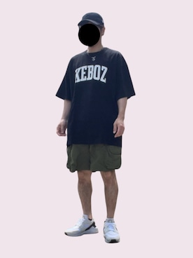 「NIKE（ナイキ）のアイテム」を使った、ymkeiさん（メンズ・171cm）の夏コーディネート