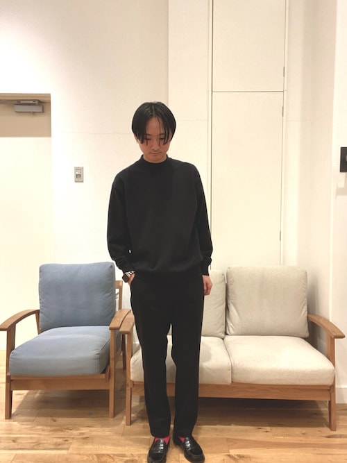 セール】『仁村紗和さん着用』『UR TECH 200日ニット』 モックネック