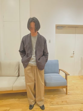 「BURLAP OUTFITTER（バーラップアウトフィッター）のアイテム」を使った、かざまいっきさん（メンズ・172cm）の春コーディネート