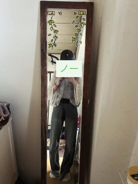 「GU（ジーユー）のアイテム（キャップ）」を使った、sakipon1028さん（レディース・161cm）の秋コーディネート