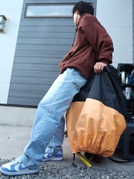 「アイテム（パーカー）」を使った、tokio0716さん（メンズ・165cm・10代）の冬コーディネート