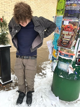 「SEBASTIEN MEUNIER（セバスチャンミューラー）のアイテム（デニムジャケット）」を使った、brenfendさん（メンズ・173cm・20代）の秋コーディネート