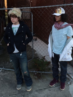 「アイテム（帽子）」を使った、brenfendさん（メンズ・173cm・10代）の秋コーディネート