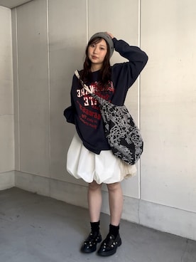 hikariさん（レディース・156cm）の冬コーディネート