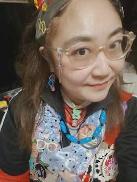 「アイテム（ジャンパースカート）」を使った、mikako1985さん（レディース・162cm）の秋コーディネート