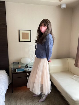 「アイテム（ブルゾン）」を使った、risaさん（メンズ・167cm）の春コーディネート