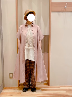 「アイテム（ワンピース/ドレス）」を使った、Nさん𖤐⸒⸒さん（レディース・158cm・30代）の夏コーディネート