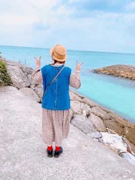 Nさん𖤐⸒⸒さん（レディース・158cm）の春コーディネート