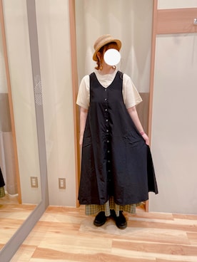 「アイテム（ワンピース/ドレス）」を使った、Nさん𖤐⸒⸒さん（レディース・158cm・30代）の夏コーディネート