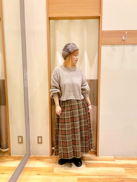 「アイテム（ワンピース/ドレス）」を使った、Nさん𖤐⸒⸒さん（レディース・158cm・30代）の秋コーディネート