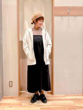 「アイテム（ワンピース/ドレス）」を使った、Nさん𖤐⸒⸒さん（レディース・158cm・30代）の秋コーディネート