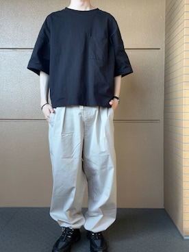 「GUコーデ」｜「アイテム（アナログ腕時計）」を使った、Shunさん（メンズ・178cm）の夏コーディネート