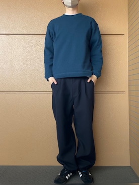 「united arrows」｜「アイテム（スウェット）」を使った、Shunさん（メンズ・178cm）の春コーディネート