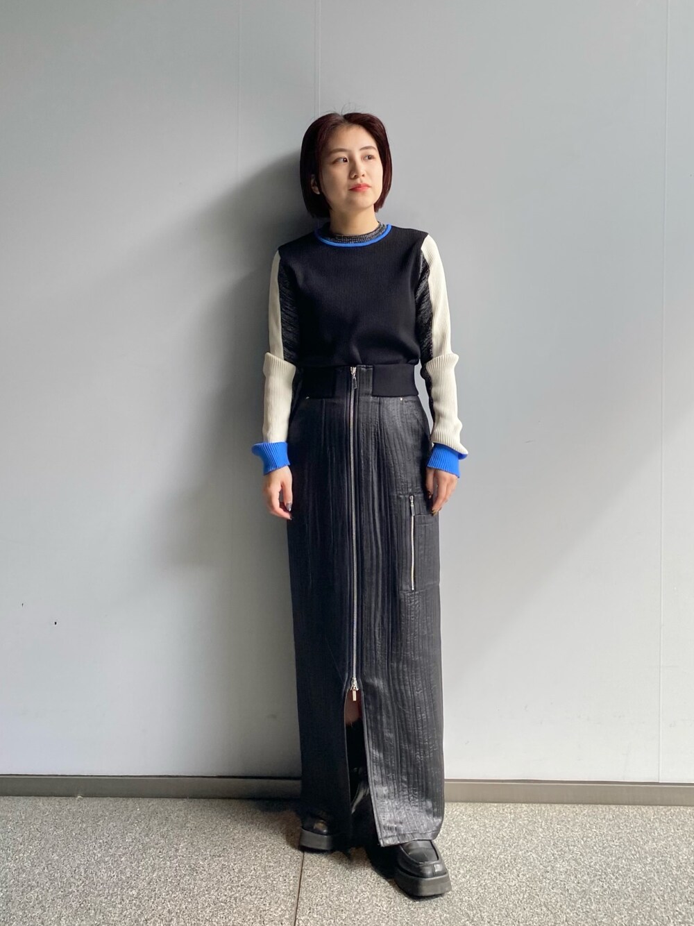 WEB限定】パスカルジャガードジップスカートを使った人気
