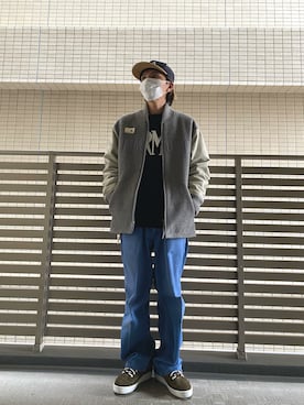 「BIG MAC（ビッグマック）のアイテム（パンツ）」を使った、soi41★さん（メンズ・168cm）の春コーディネート
