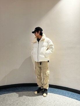 「DANKE SCHON（ダンケシェーン）のアイテム（ジャケット/アウター）」を使った、大内陽心さん（メンズ・173cm）の冬コーディネート
