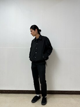 「DANKE SCHON（ダンケシェーン）のアイテム（その他アウター）」を使った、大内陽心さん（メンズ・173cm）の秋コーディネート