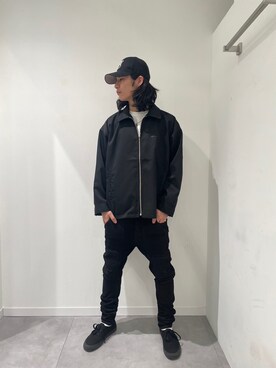 「DANKE SCHON（ダンケシェーン）のアイテム（ジャケット/アウター）」を使った、大内陽心さん（メンズ・173cm）の春コーディネート