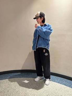 「DANKE SCHON（ダンケシェーン）のアイテム（ジャケット/アウター）」を使った、大内陽心さん（メンズ・173cm）の春コーディネート