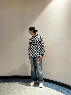 「DANKE SCHON（ダンケシェーン）のアイテム（トップス）」を使った、大内陽心さん（メンズ・173cm）の冬コーディネート