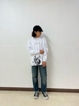 「L.H.P（エルエイチピー）のアイテム」を使った、大内陽心さん（メンズ・173cm）の秋コーディネート