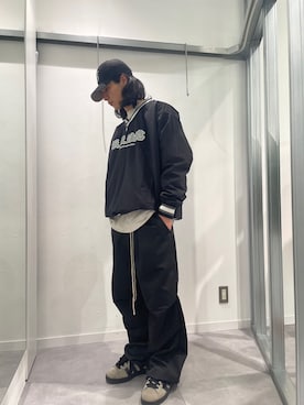 「BlackEyePatch（ブラックアイパッチ）のアイテム（ジャケット/アウター）」を使った、大内陽心さん（メンズ・173cm）の春コーディネート