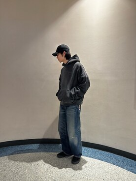 大内陽心さん（メンズ・173cm）の冬コーディネート