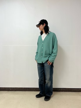 「DANKE SCHON（ダンケシェーン）のアイテム（トップス）」を使った、大内陽心さん（メンズ・173cm）の春コーディネート