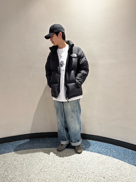 「A4A（エーフォーエー）のアイテム」を使った、大内陽心さん（メンズ・173cm）の秋コーディネート
