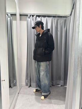 「DANKE SCHON（ダンケシェーン）のアイテム（ジャケット/アウター）」を使った、大内陽心さん（メンズ・173cm）の冬コーディネート