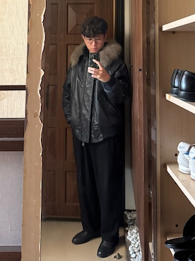「KLEMAN（クレマン）のアイテム」を使った、Jimmy Wangさん（メンズ・170cm）の夏コーディネート