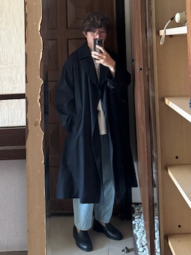 COMOLIのチェスターコートを使った人気ファッションコーディネート - WEAR