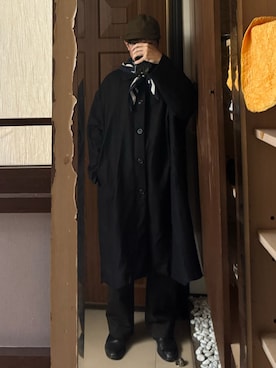 「COMOLI（コモリ）のアイテム」を使った、Jimmy Wangさん（メンズ・170cm）の夏コーディネート