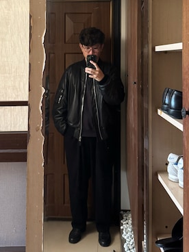 「KLEMAN（クレマン）のアイテム」を使った、Jimmy Wangさん（メンズ・170cm）の夏コーディネート