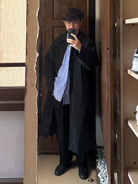 「KLEMAN（クレマン）のKLEMAN　DALIOR（ローファー、ブラック系）」を使った、Jimmy Wangさん（メンズ・170cm）の夏コーディネート