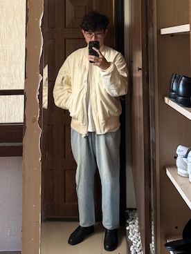 「KLEMAN（クレマン）のアイテム」を使った、Jimmy Wangさん（メンズ・170cm）の夏コーディネート