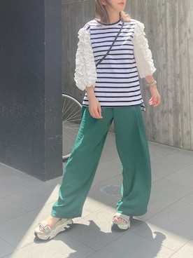 satomiさん（レディース・150cm）の夏コーディネート