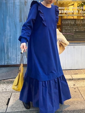 「アイテム（MA-1）」を使った、satomiさん（レディース・150cm）の秋コーディネート