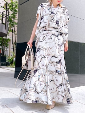 「タックイン」｜satomiさん（レディース・150cm）の春コーディネート