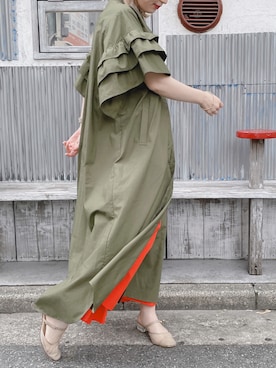 「アイテム（ドレス）」を使った、satomiさん（レディース・150cm）の夏コーディネート