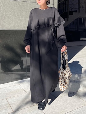 「アイテム（ドレス）」を使った、satomiさん（レディース・150cm）の秋コーディネート