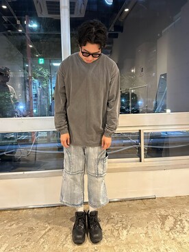 「MADE IN USA（メイドインユーエスエー）のアイテム」を使った、smashboyさん（メンズ・177cm）の秋コーディネート