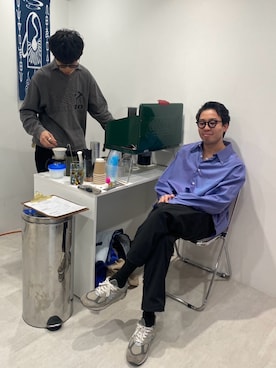 「DESCENTE（デサント）のアイテム」を使った、smashboyさん（メンズ・177cm）の冬コーディネート