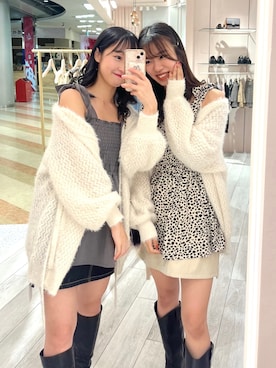「アイテム（スカート）」を使った、iammiyuuuuuさん（レディース・164cm）の秋コーディネート
