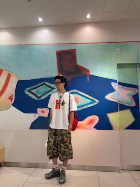 「アーバンリサーチ」｜「アイテム（スニーカー）」を使った、ゆいとさん（メンズ・176cm）の夏コーディネート