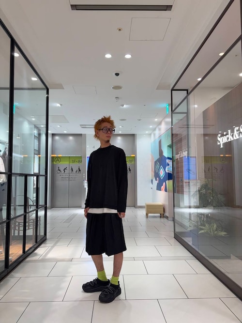 『別注』crepuscule×UR　Washi Knit Long-Sleeve T-shirts
